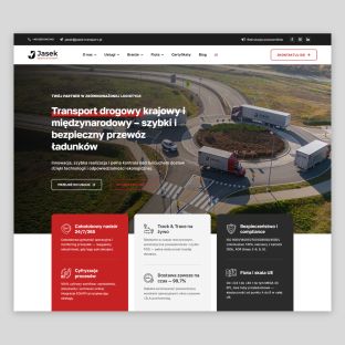 Strona internetowa jasek-transport.pl